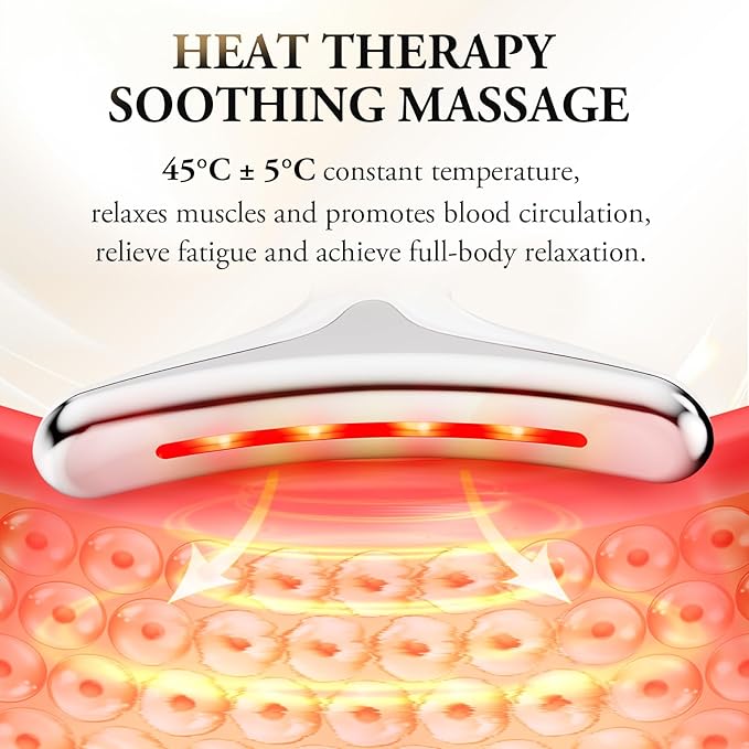 LED Light Therapy & Facial Massaging Device